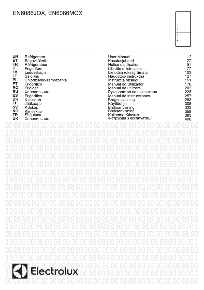 Página 1 del manual Manual de usuario Electrolux EN6086JOX