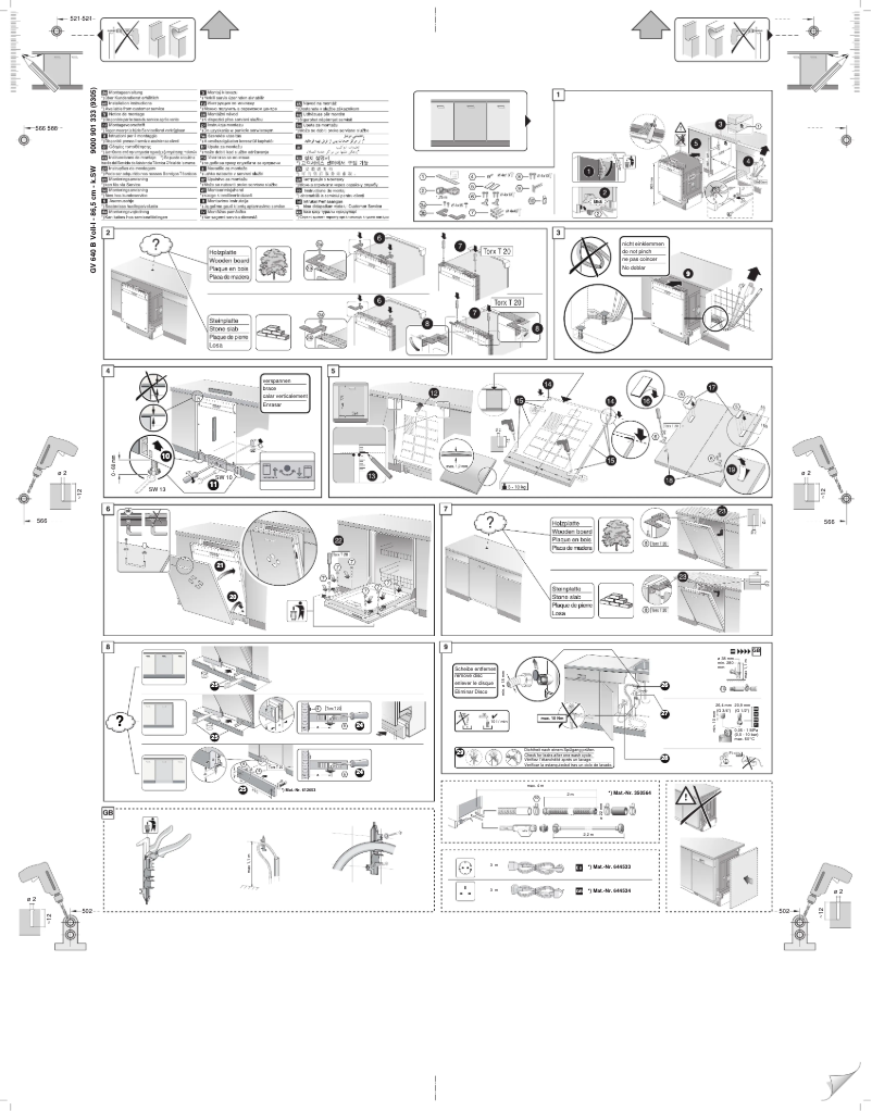 Page 1 de la notice Manuel utilisateur Bosch SBV24AX00E