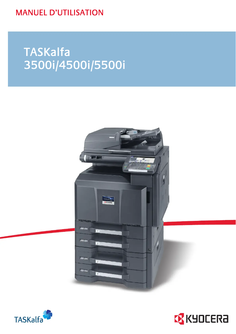 Image de la première page du manuel de l'appareil TASKalfa 3500i