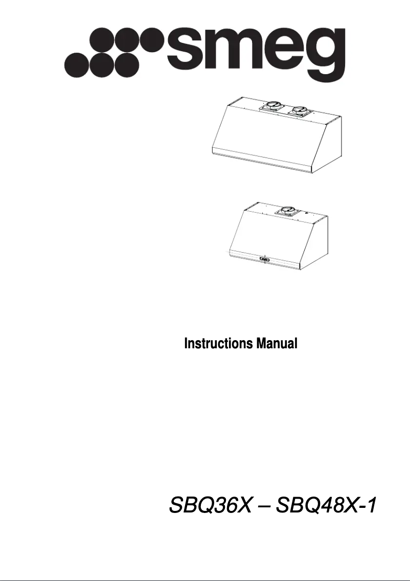 Page 1 de la notice Manuel utilisateur Smeg SBQ48X-1