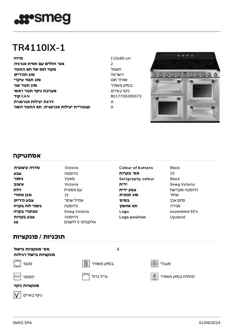 Image de la première page du manuel de l'appareil TR4110IX-1