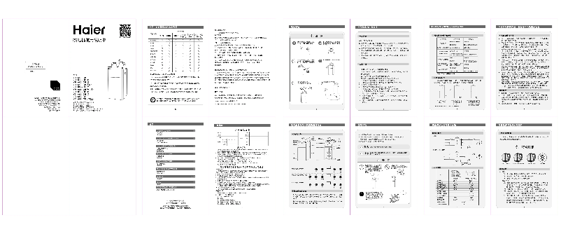 Page 1 de la notice Manuel utilisateur Haier YD1688-CB