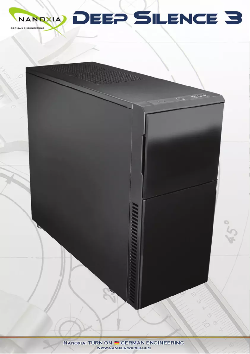 Page n°1 - Manuel utilisateur Nanoxia Deep Silence 3