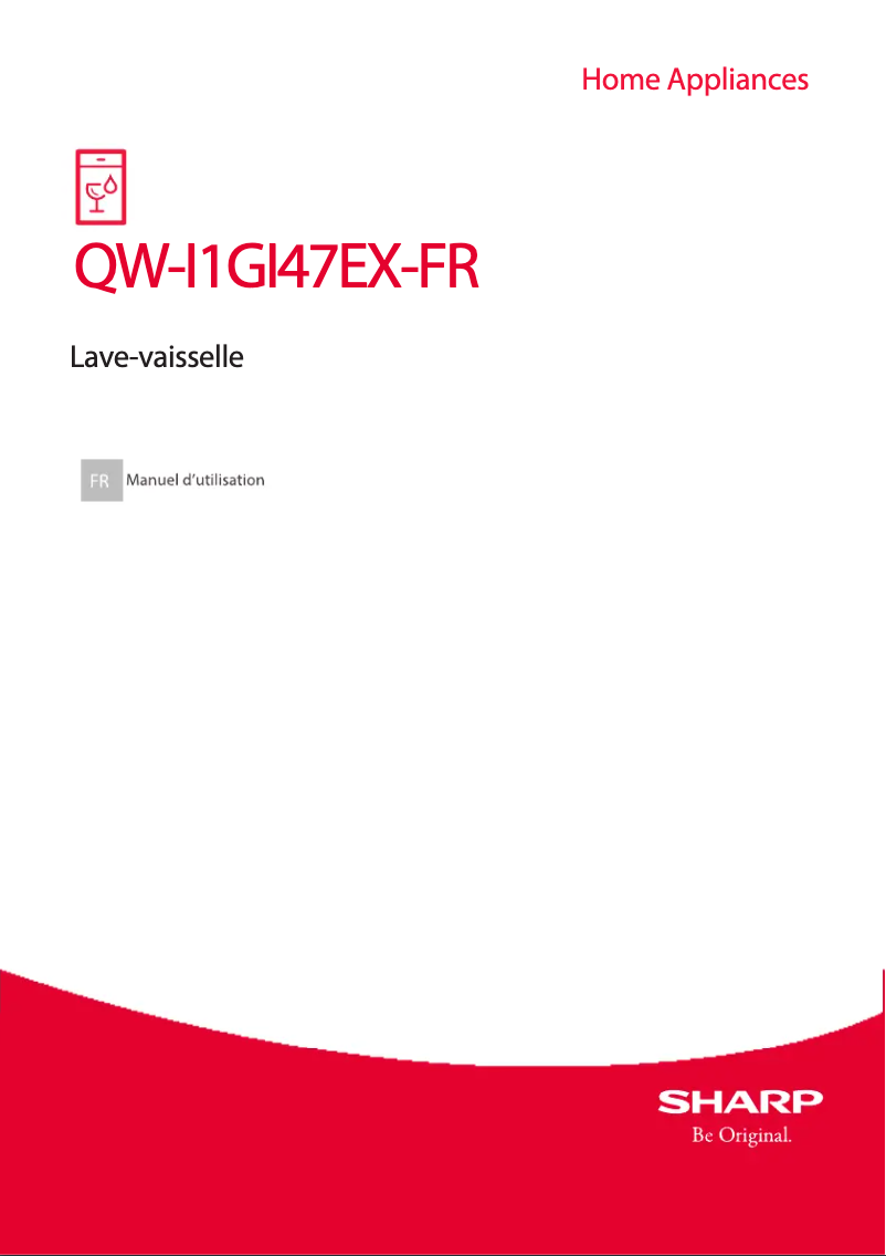 Page 1 de la notice Manuel utilisateur Sharp QW-I1GI47EX-FR