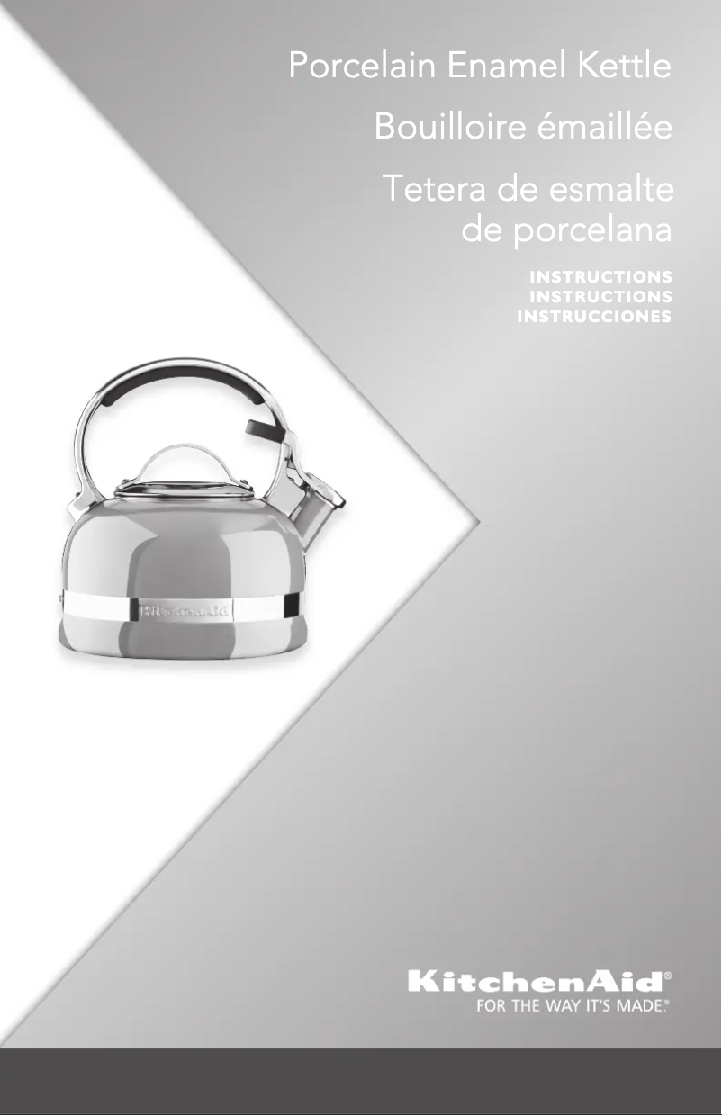Page n°1 - Manuel utilisateur KitchenAid KTEN20CB