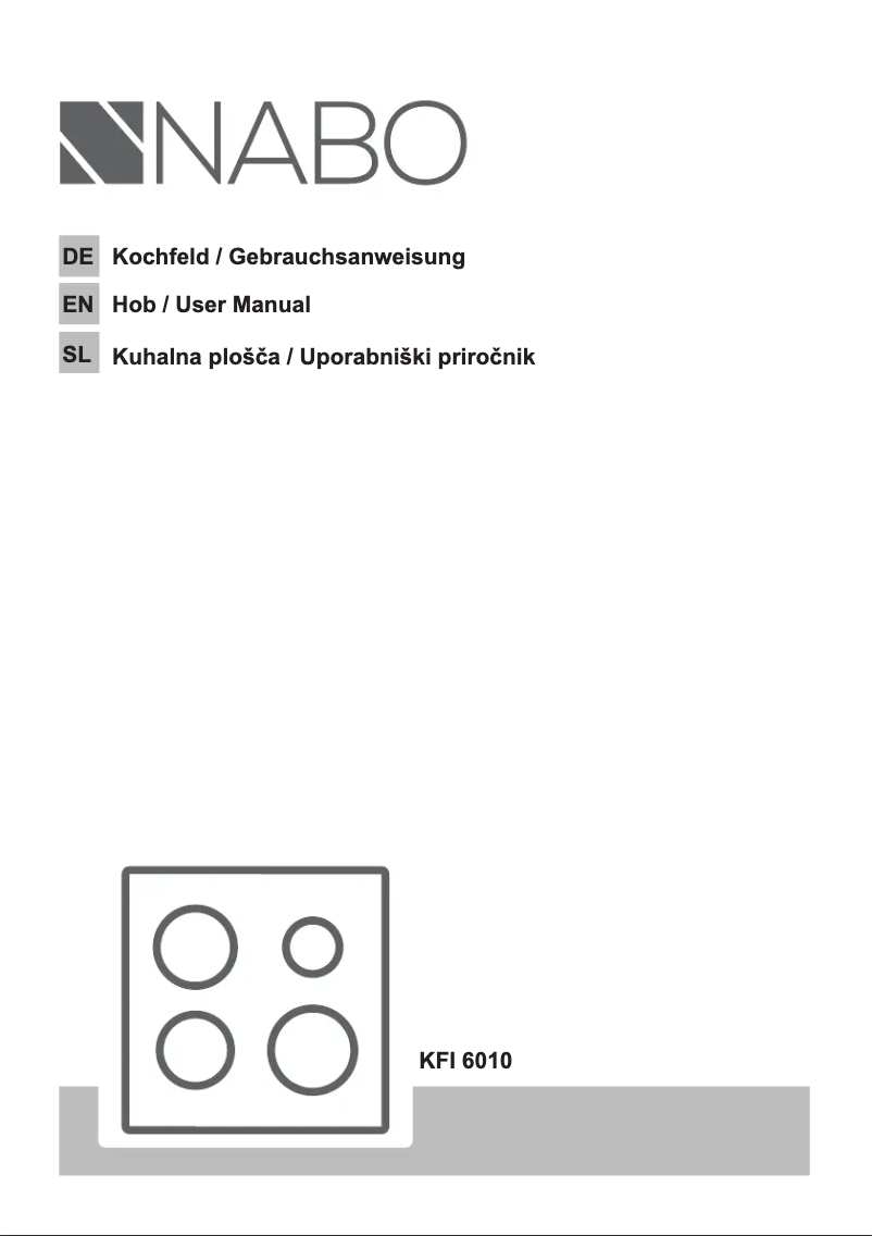 Image de la première page du manuel de l'appareil KFI 6010
