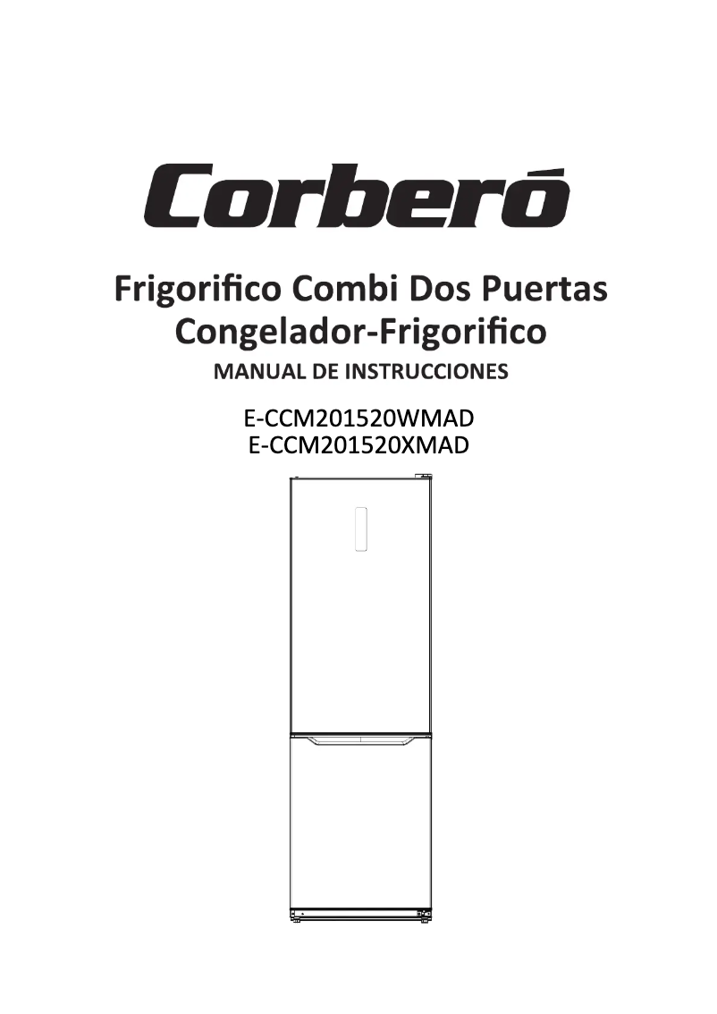 Image de la première page du manuel de l'appareil E-CCM201520WMAD