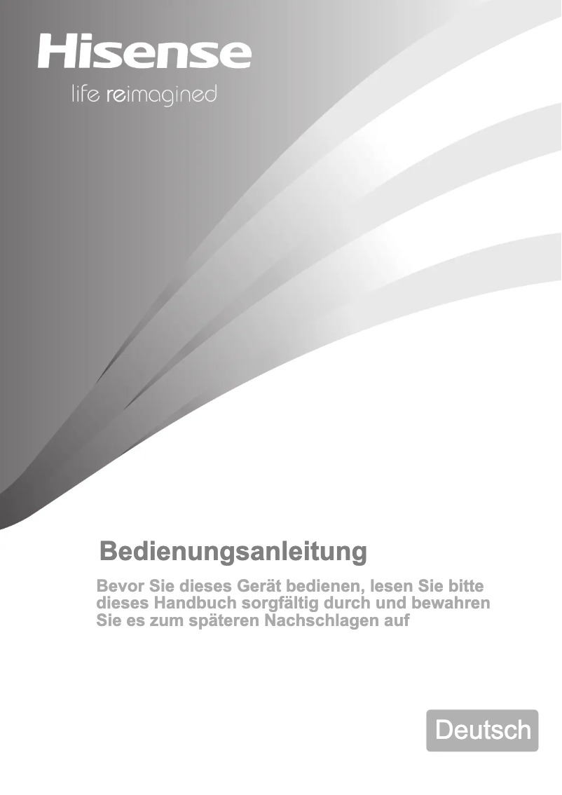 Page 1 de la notice Manuel utilisateur Hisense RB440N4ACD