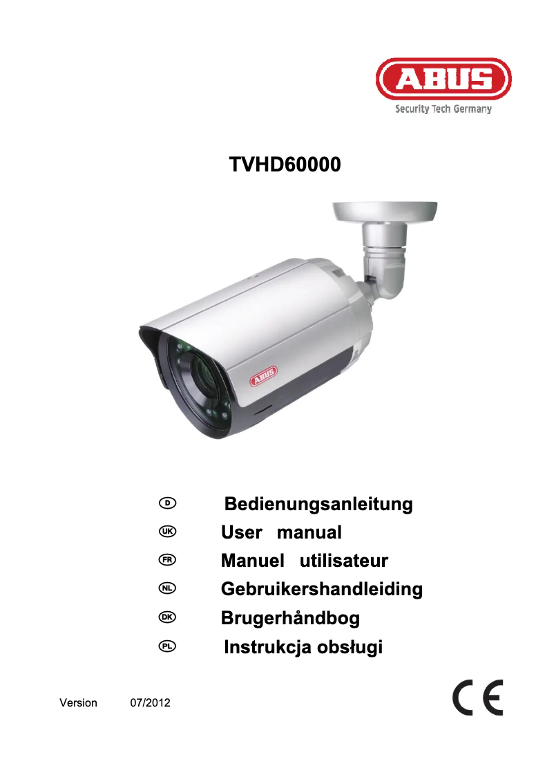 Image de la première page du manuel de l'appareil TVHD60010