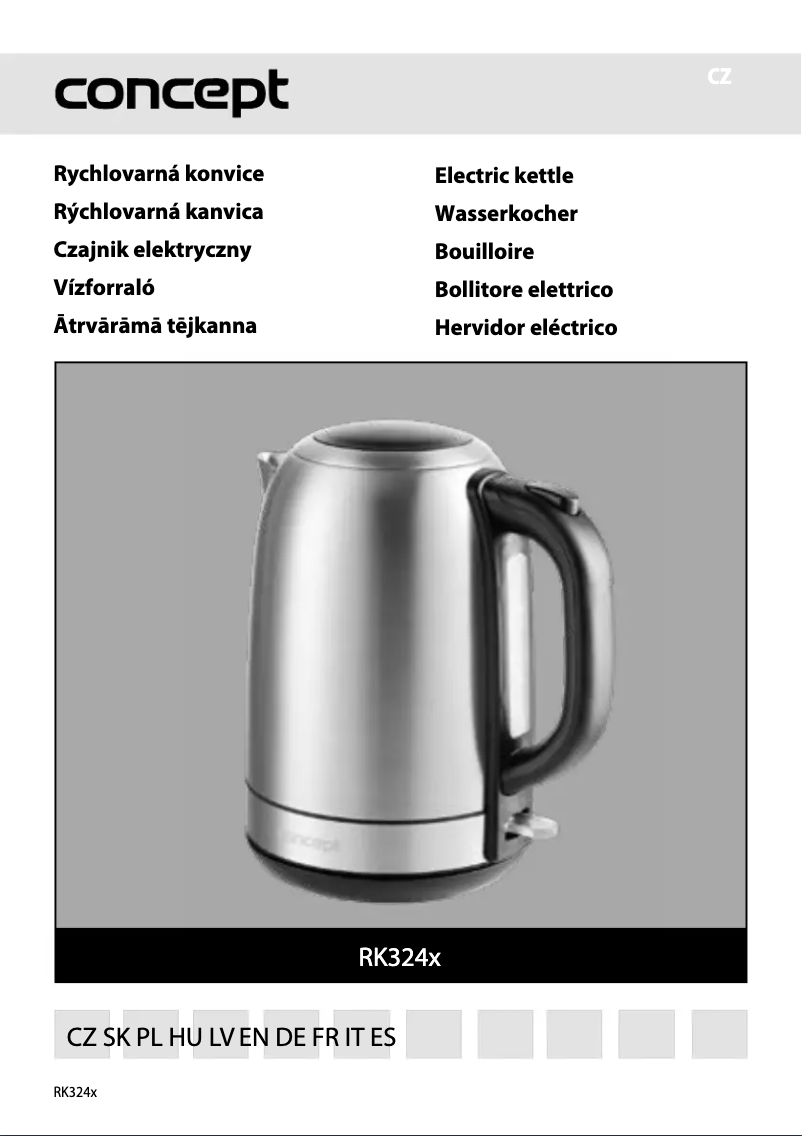 Image de la première page du manuel de l'appareil RK3240