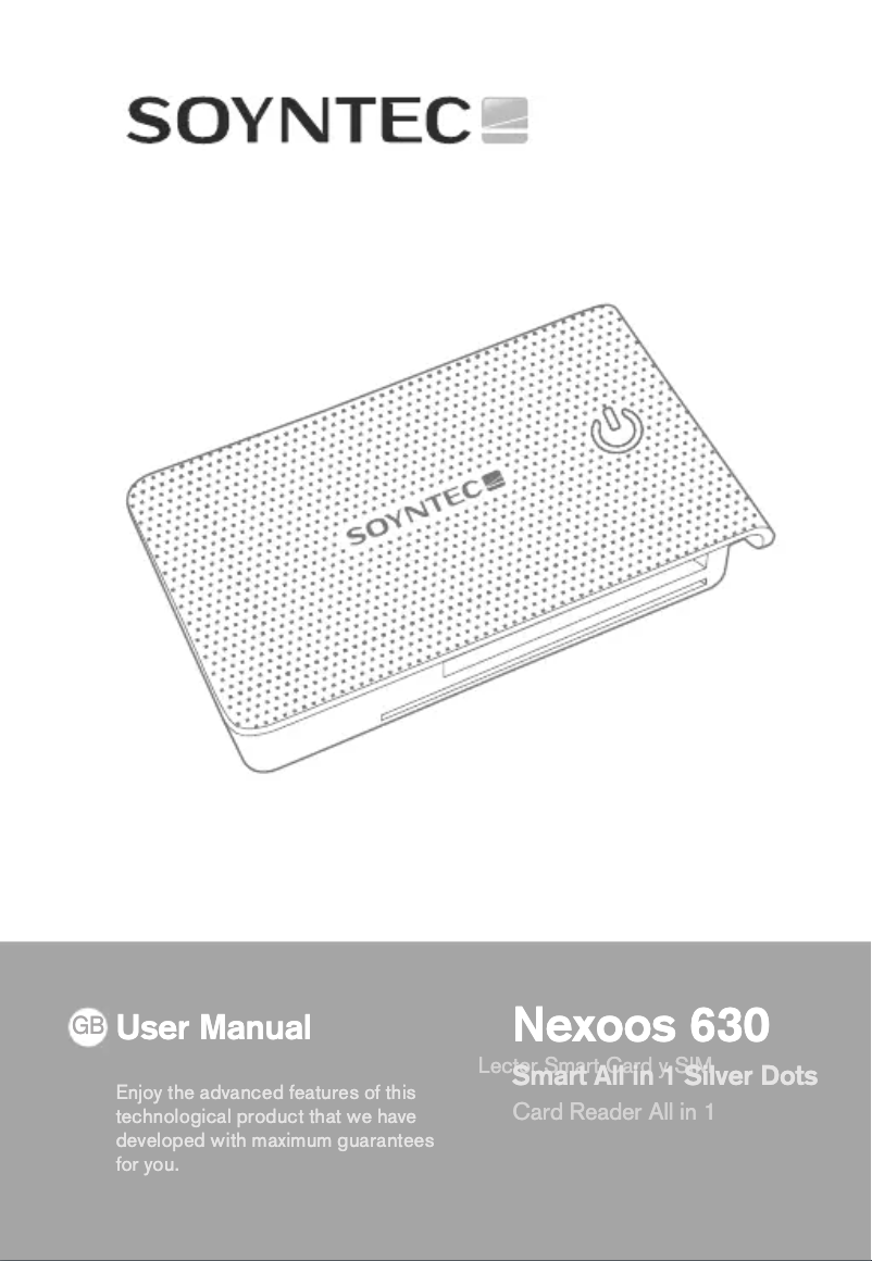 Page n°1 - Manuel utilisateur Soyntec Nexoos 630
