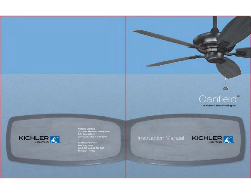 Página 1 del manual Manual de usuario Kichler Canfield