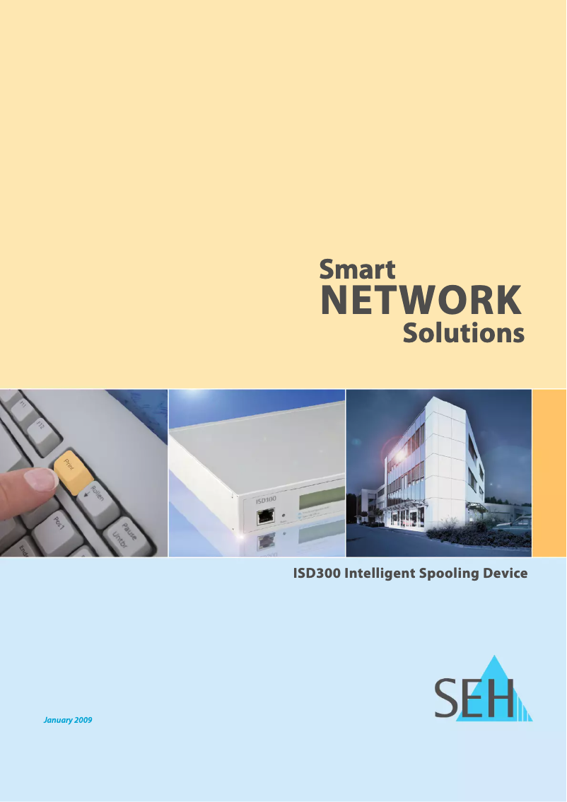 Page 1 de la notice Manuel utilisateur SEH ISD300