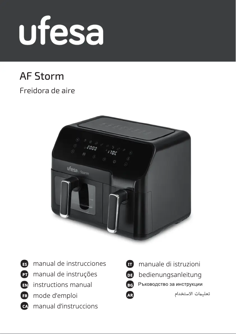 Page n°1 - Manuel utilisateur Ufesa Storm