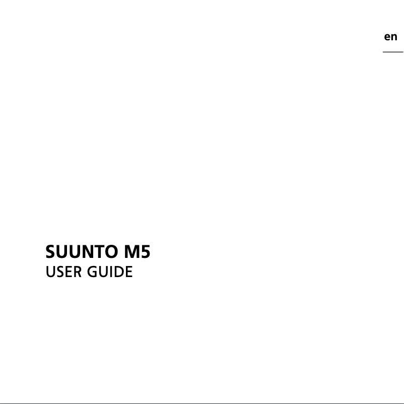 Imagen de la primera página del manual del dispositivo M5 Pack