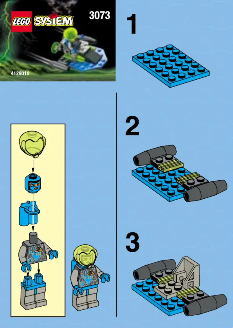 Page 1 de la notice Manuel utilisateur Lego SWARM INTRUDER