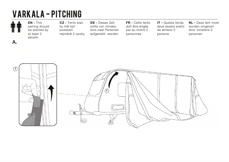 Imagen de la primera página del manual del dispositivo Varkala Connect 520