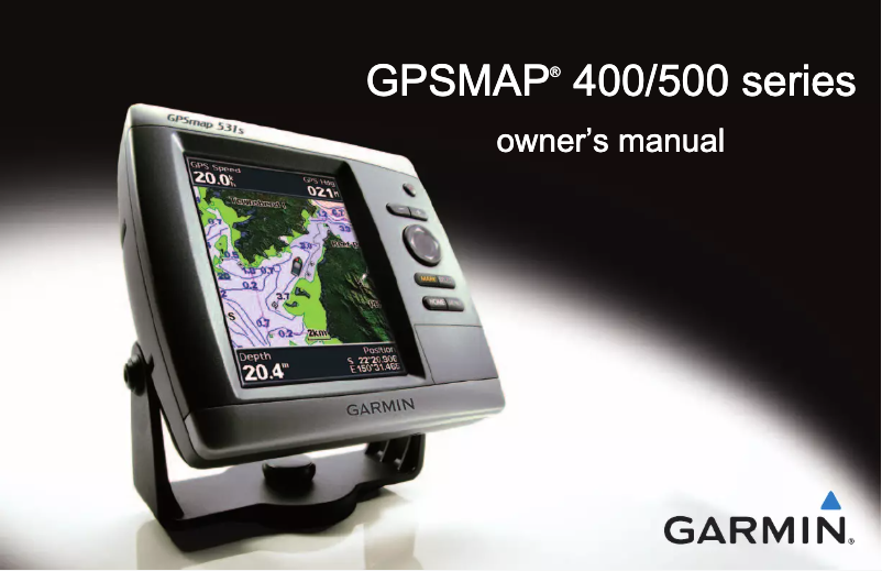Page n°1 - Manuel utilisateur Garmin GPSMAP 545