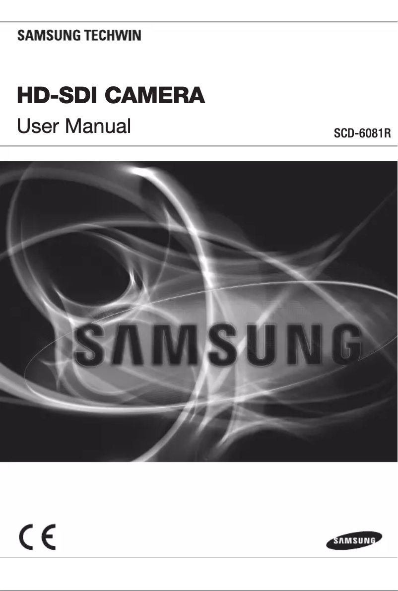 Image de la première page du manuel de l'appareil SCD-6081R