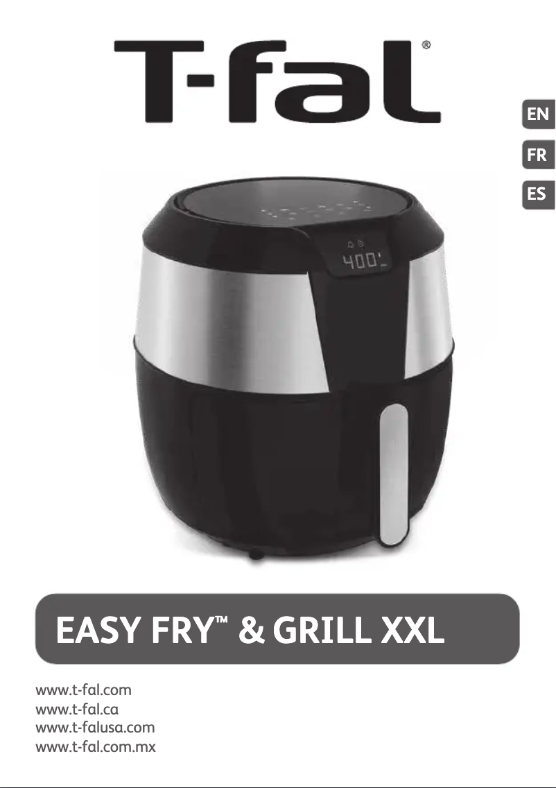 Page 1 de la notice Manuel utilisateur Tefal Easy Fry & Grill EY705D