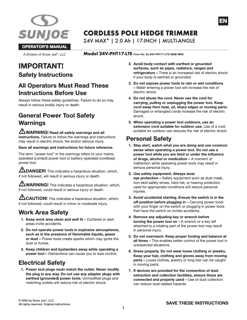 Image de la première page du manuel de l'appareil 24V-PHT17-LTE