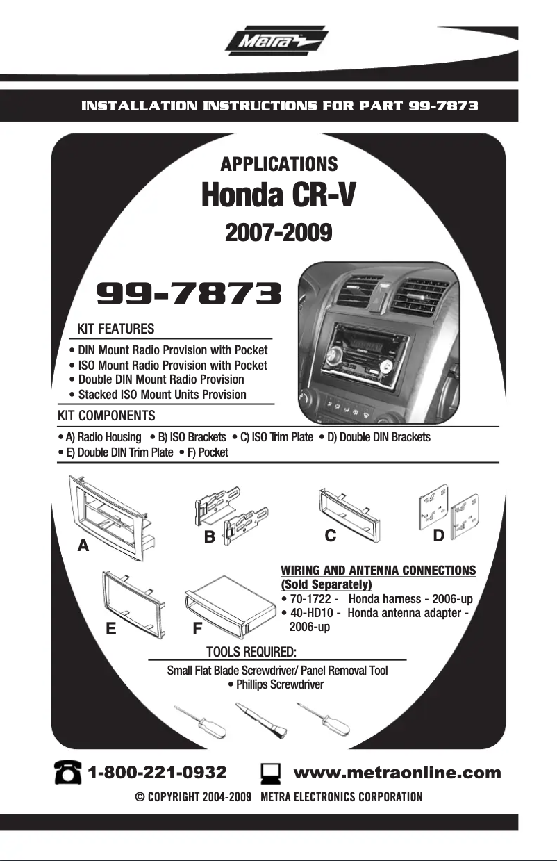 Image de la première page du manuel de l'appareil 99-7873