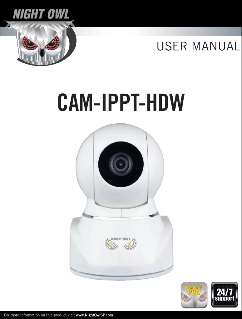 Page n°1 - Manuel utilisateur Night Owl CAM-IPPT-HDW