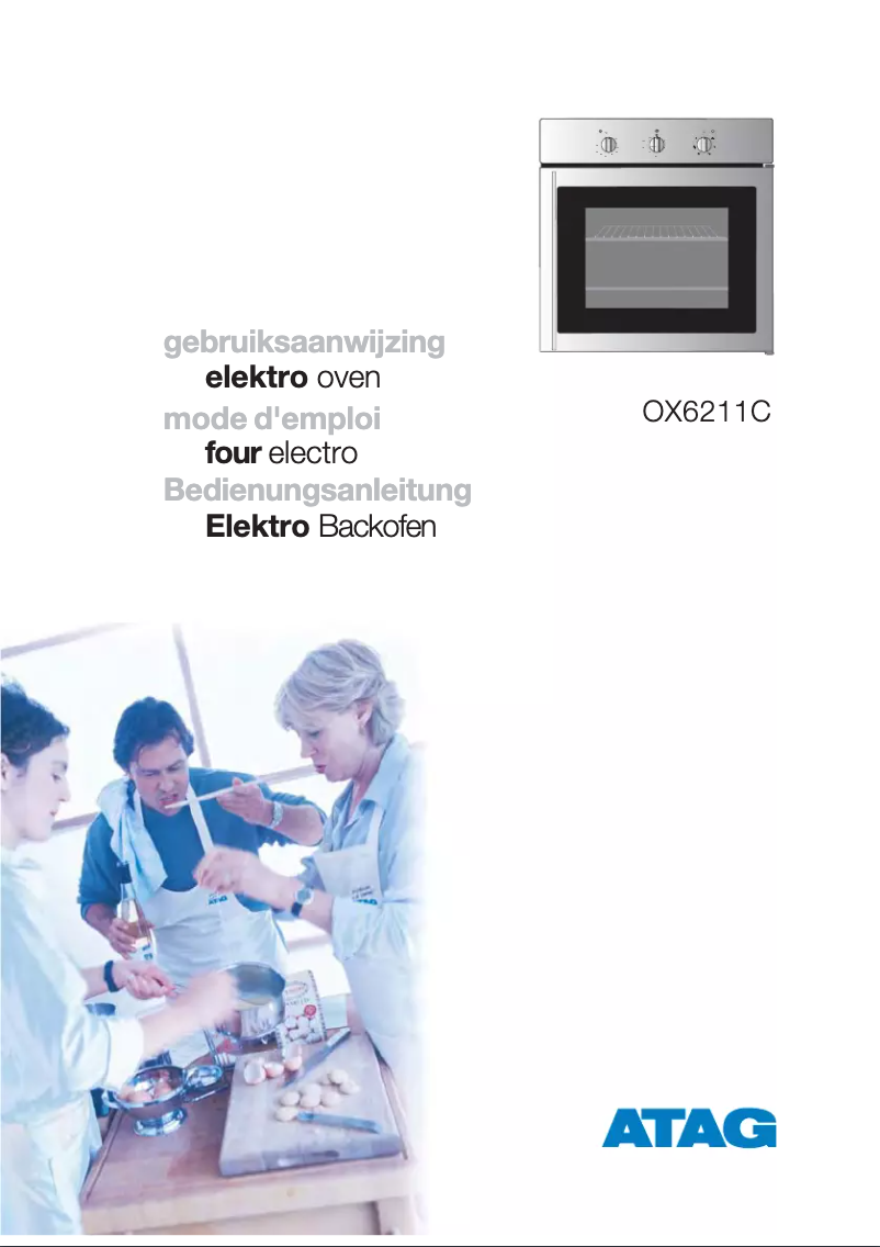 Page 1 de la notice Manuel utilisateur Atag OX6211C