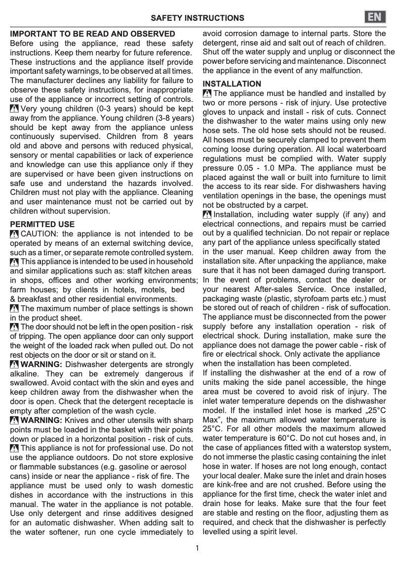 Image de la première page du manuel de l'appareil WSIC 3M27 C