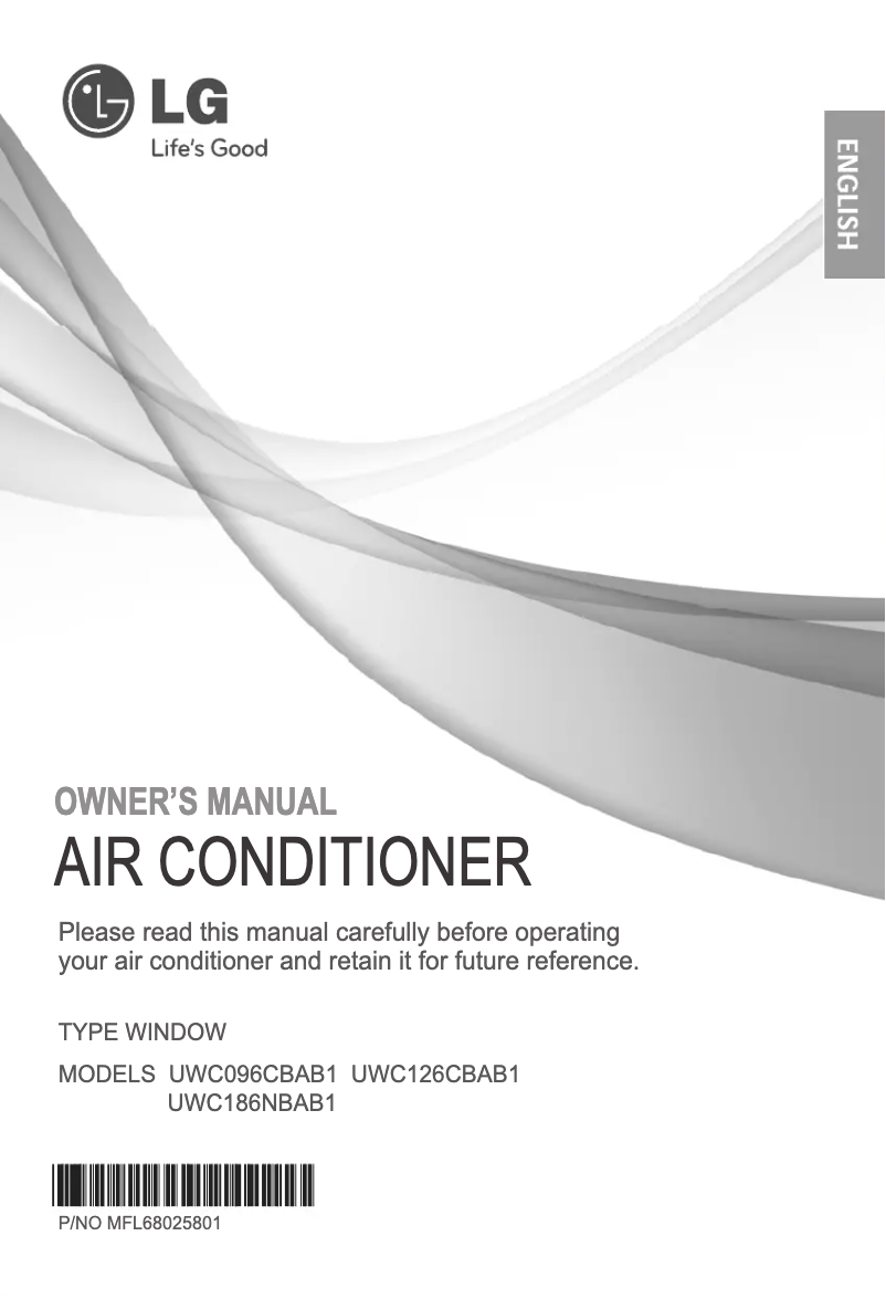 Página 1 del manual Manual de usuario LG UWC186NBAB1