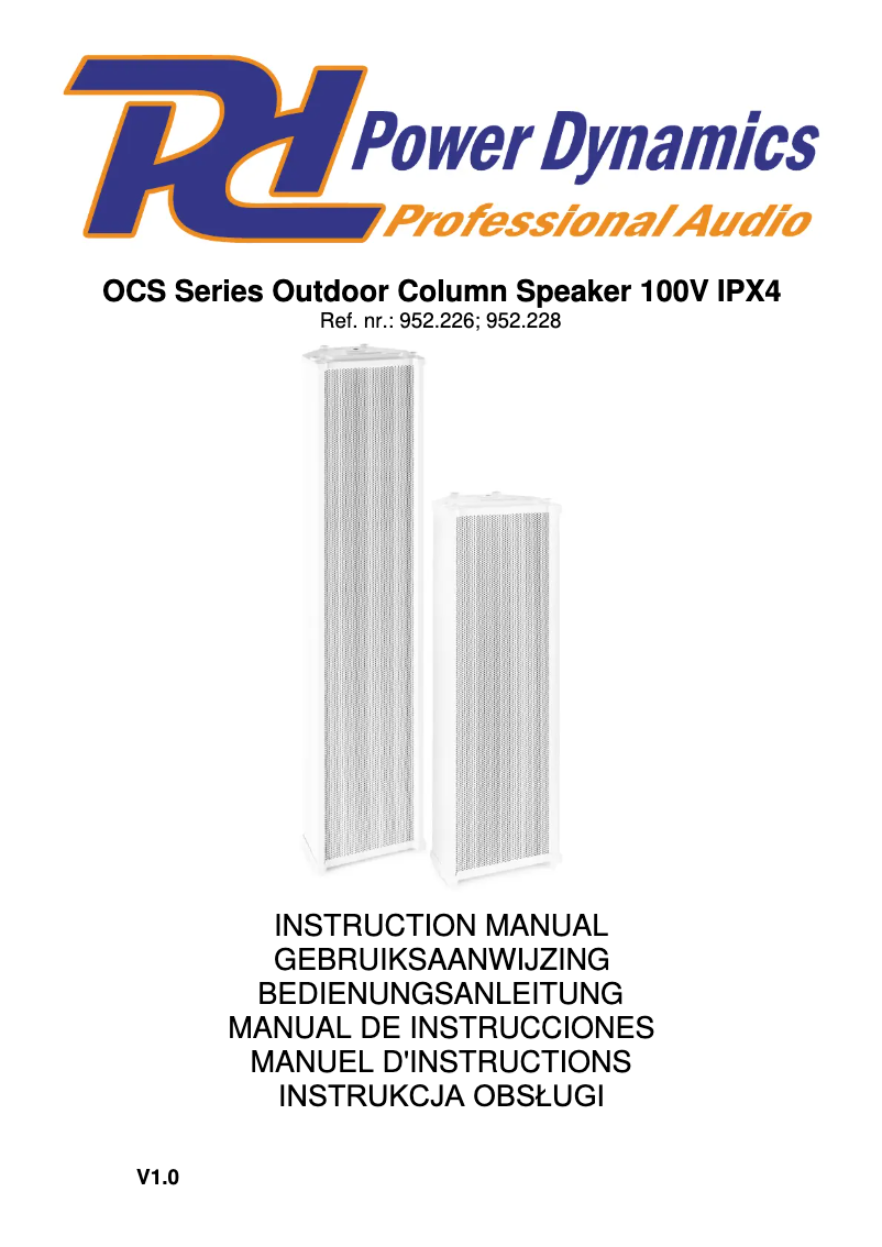 Image de la première page du manuel de l'appareil OCS3