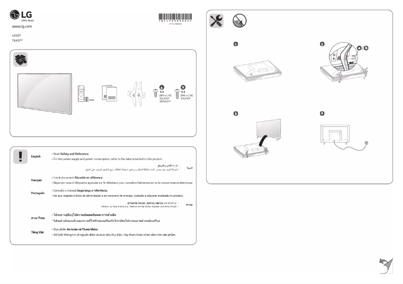 Página 1 del manual Manual de usuario LG 28TK430V
