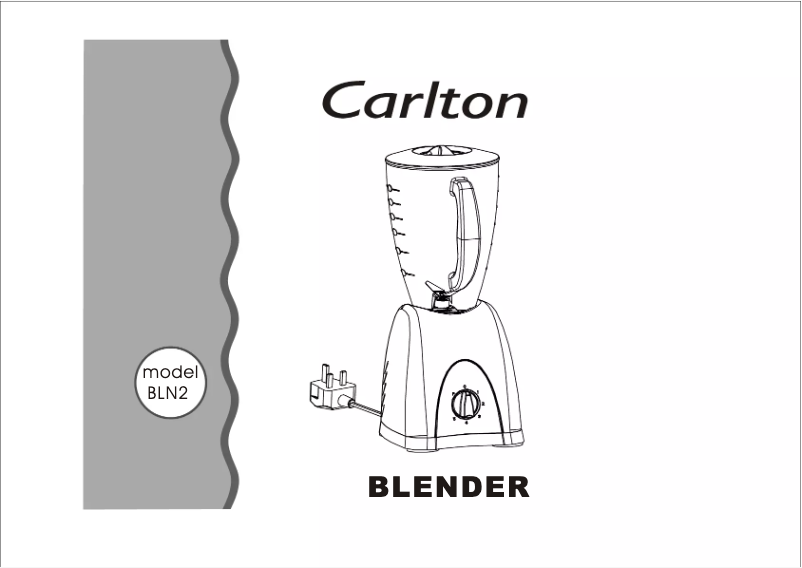 Page n°1 - Manuel utilisateur Carlton BLN2