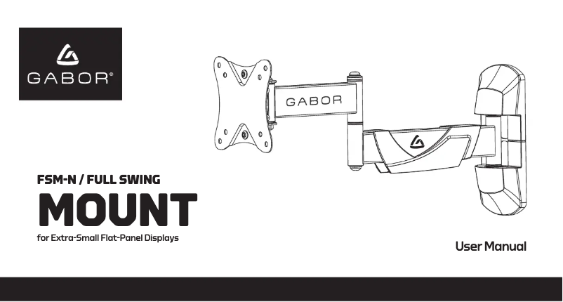 Page 1 de la notice Manuel utilisateur Gabor FSM-N