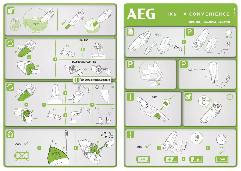 Page n°1 - Manuel utilisateur AEG HX6-11EB