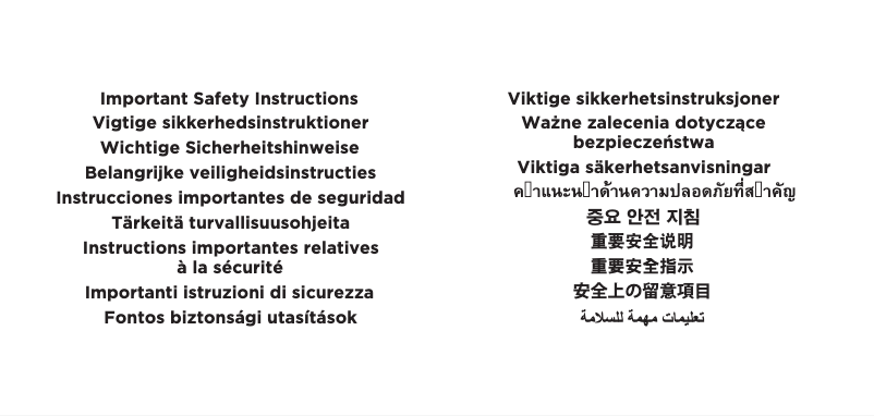 Page 1 de la notice Instructions de sécurité Bose Frames Tempo