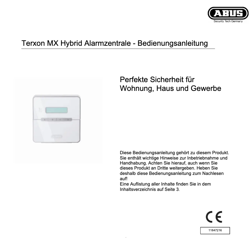 Image de la première page du manuel de l'appareil AZ4150