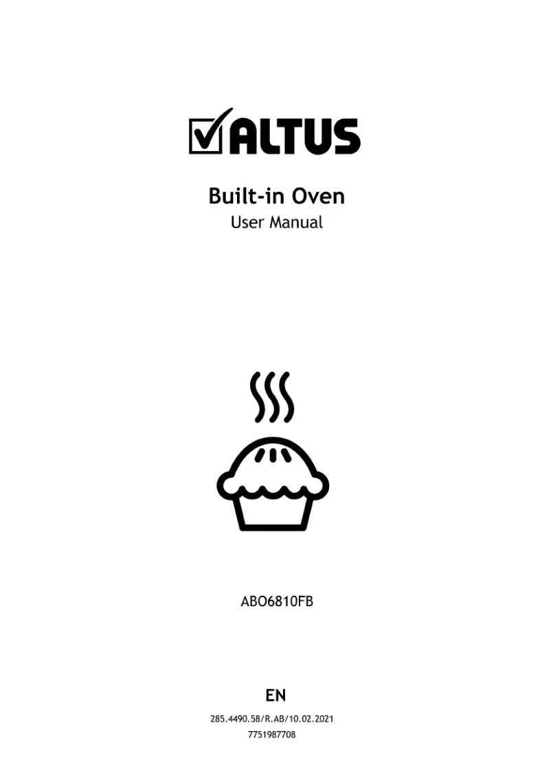 Page n°1 - Manuel utilisateur Altus ABO6810FB