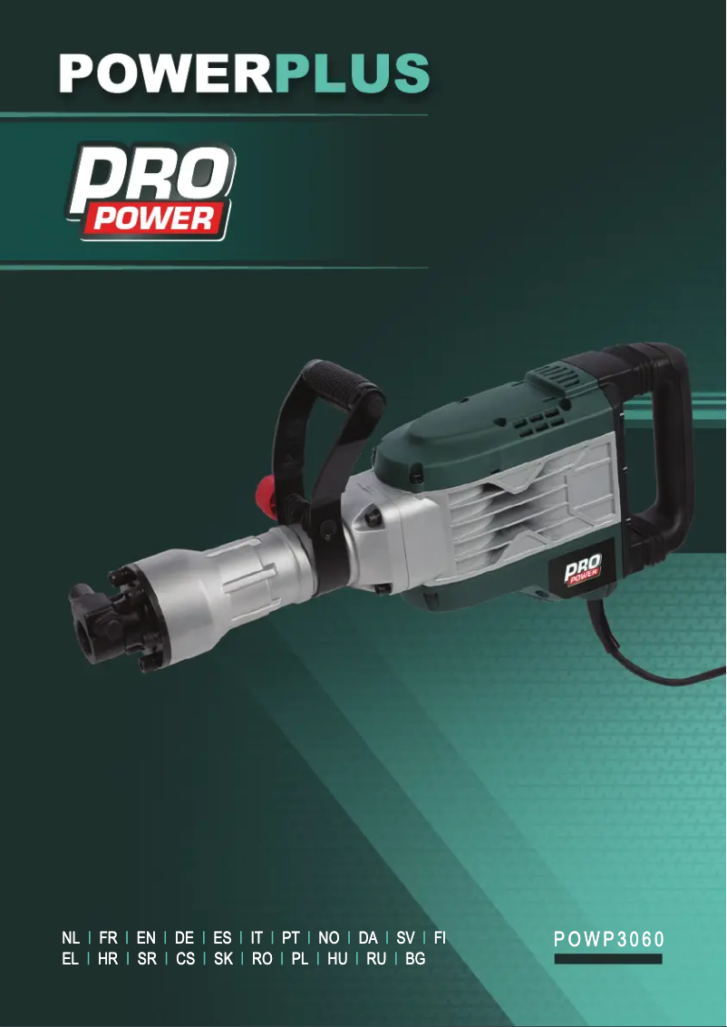 Image de la première page du manuel de l'appareil POWP3060