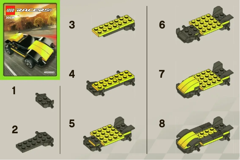 Page n°1 - Manuel utilisateur Lego Buggy Racer