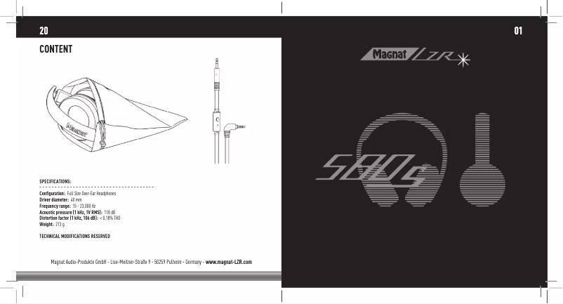 Image de la première page du manuel de l'appareil LZR 580 S