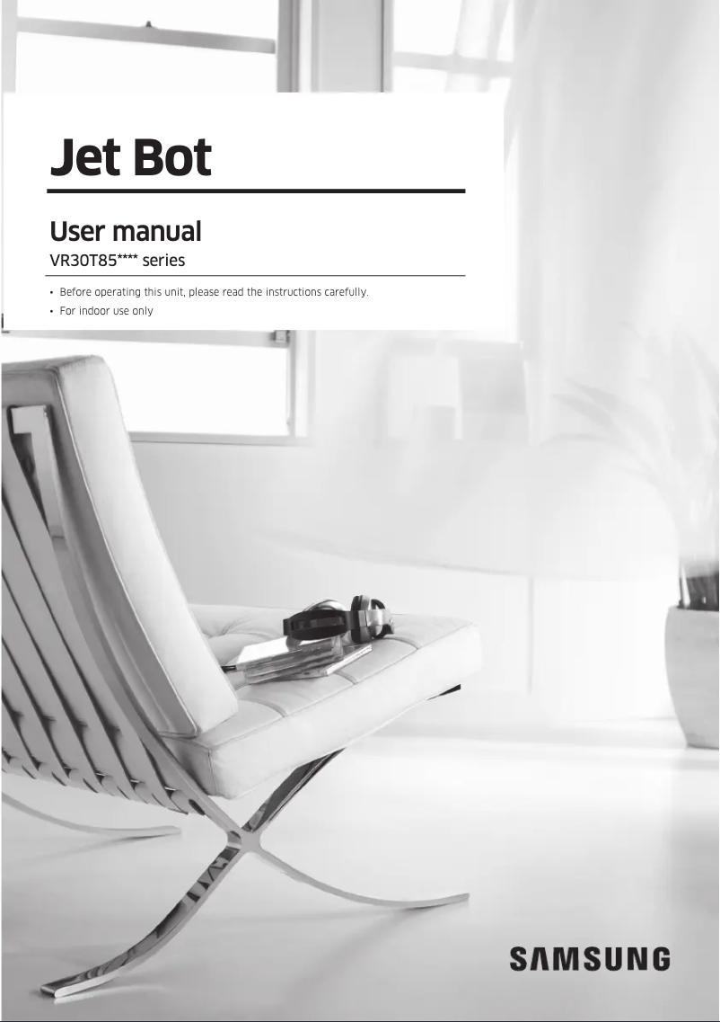 Page n°1 - Manuel utilisateur Samsung Jet Bot VR30T85513B