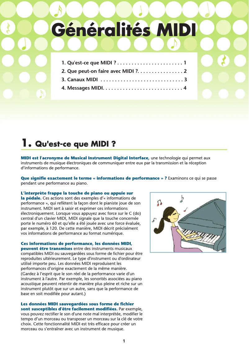 Image de la première page du manuel de l'appareil Arius YDP-135R