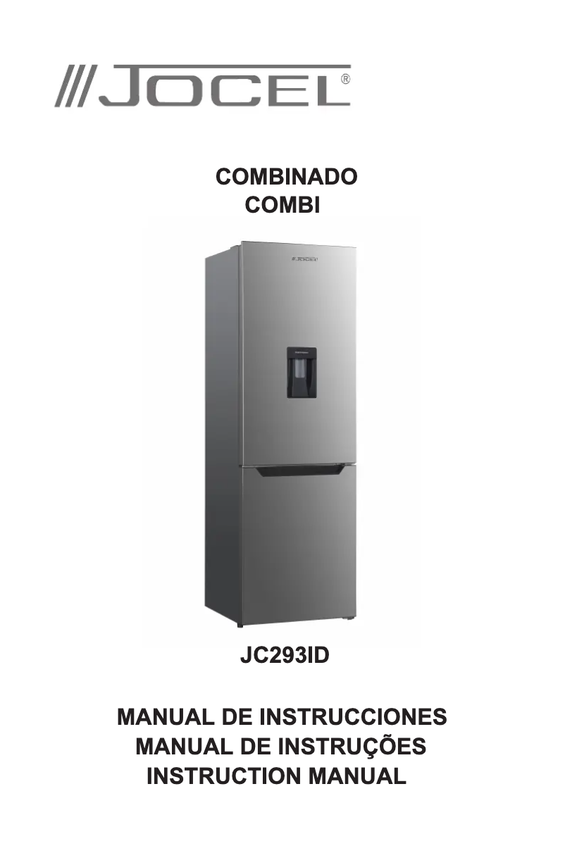 Image de la première page du manuel de l'appareil JC293ID