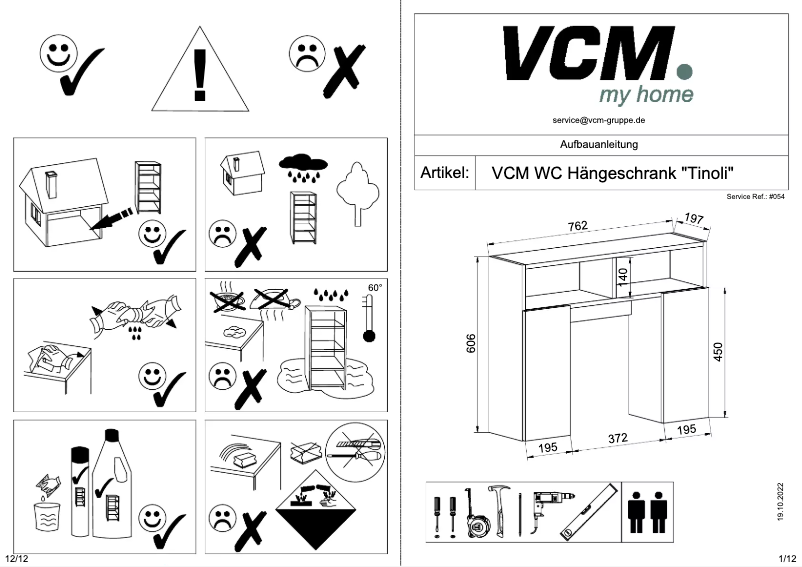Page 1 de la notice Manuel utilisateur VCM Tinoli