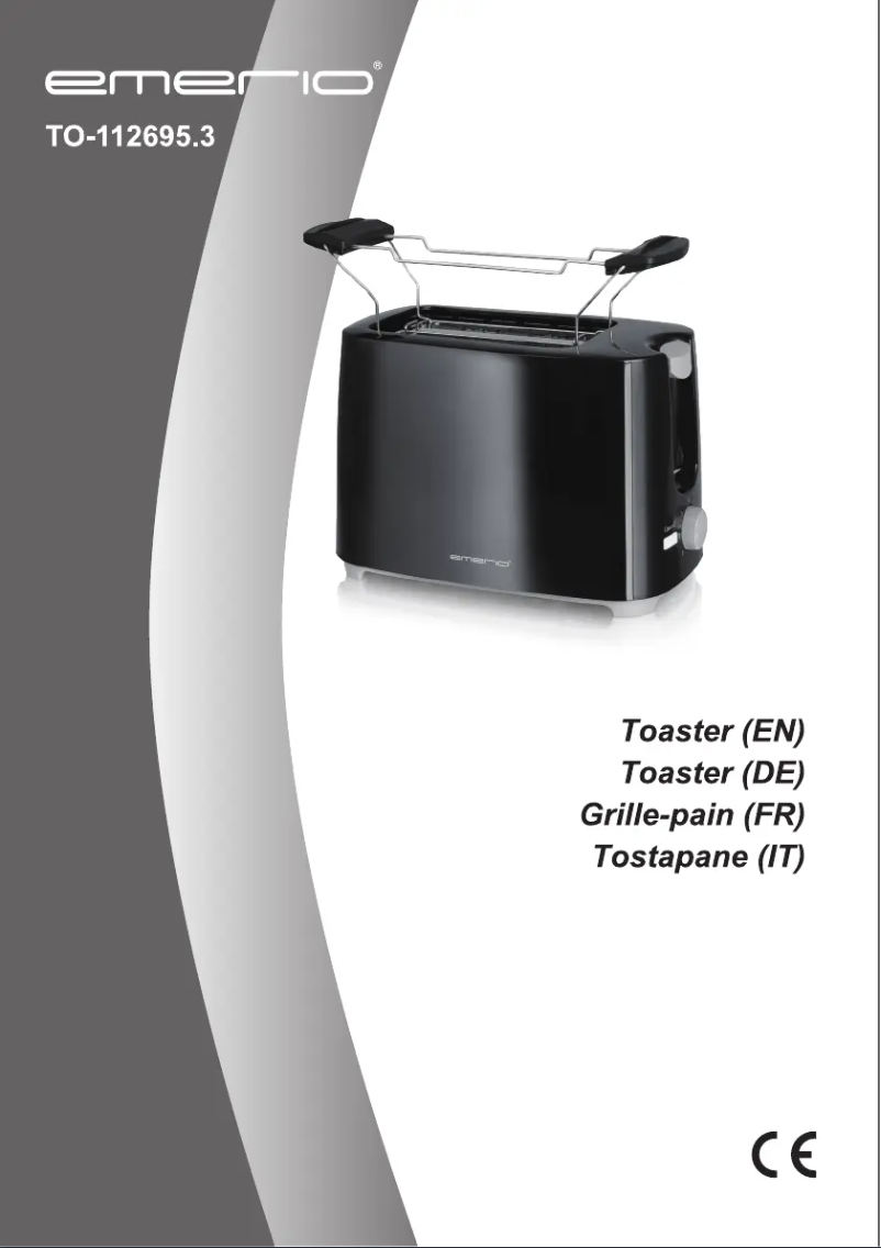 Page 1 de la notice Manuel utilisateur Emerio TO-112695