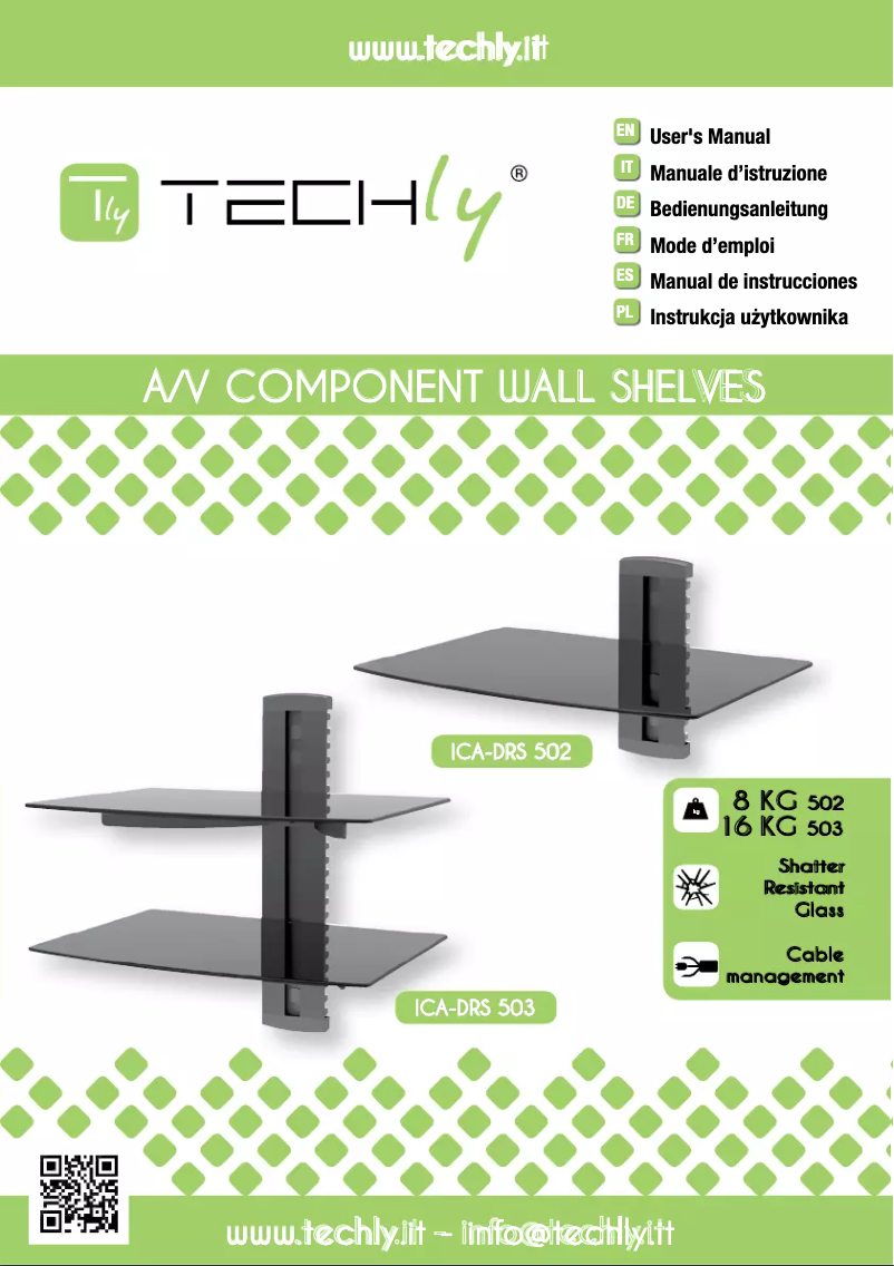 Page 1 de la notice Manuel utilisateur Techly ICA-DRS 503