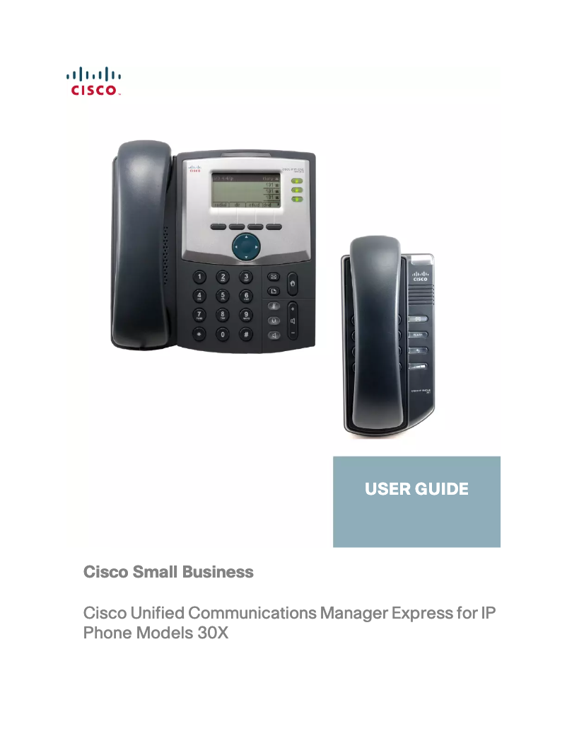 Page n°1 - Manuel utilisateur Cisco SPA 303