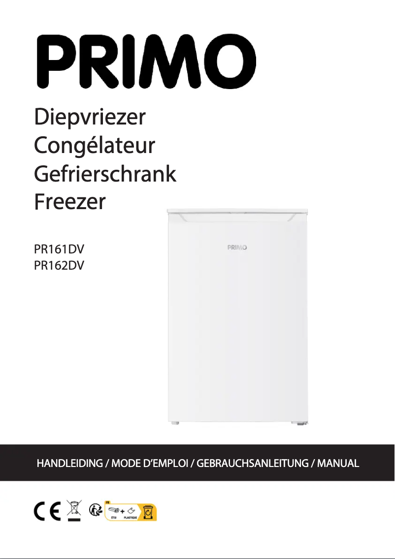 Page n°1 - Manuel utilisateur Primo PR162DV
