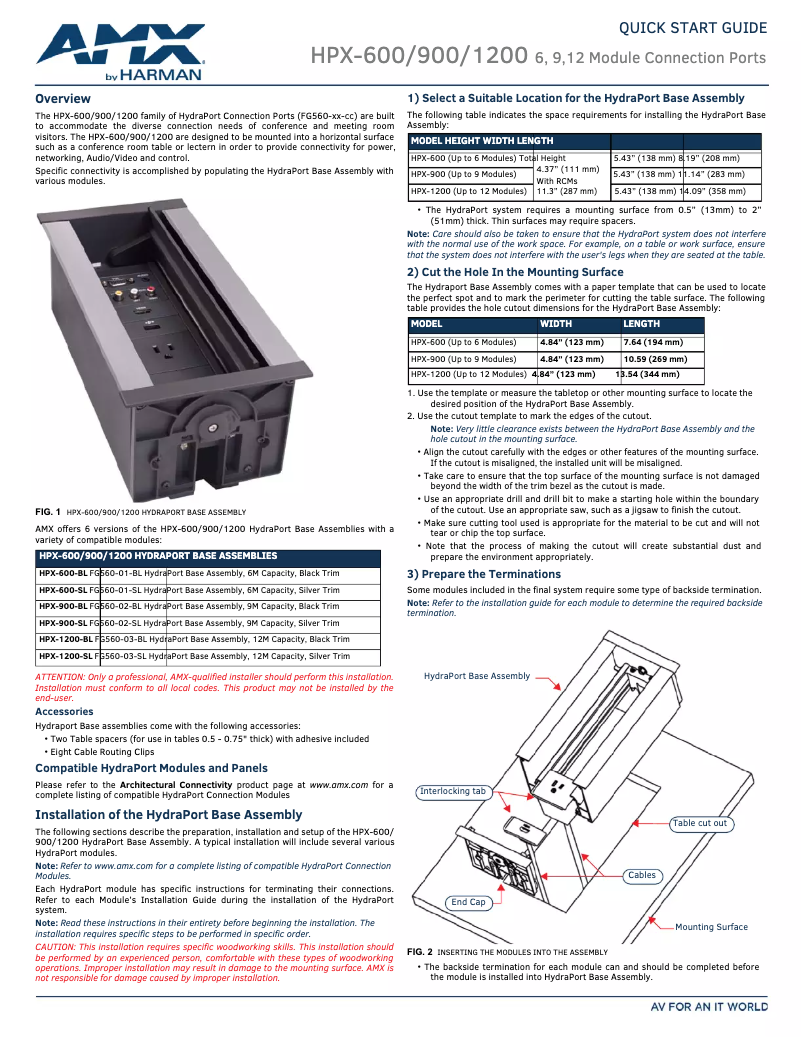 Image de la première page du manuel de l'appareil HPX-600